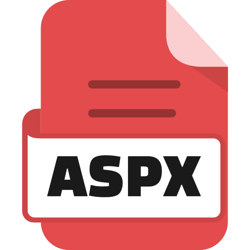 File Aspx Color Red PNG Image