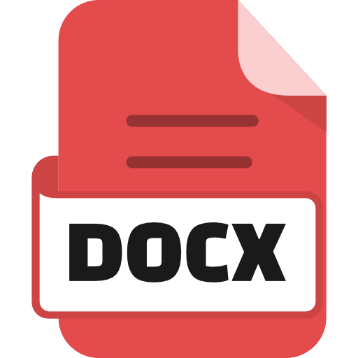 File Docx Color Red Icon