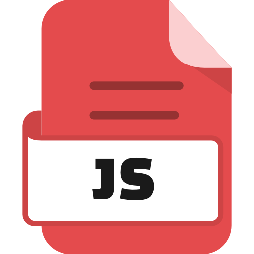 File Js Color Red Icon