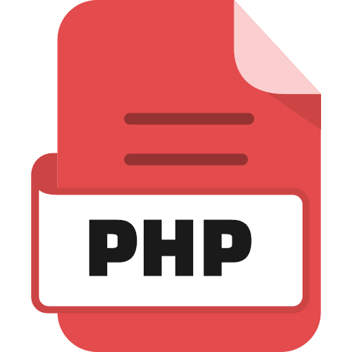 File Php Color Red PNG Image