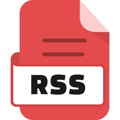 File Rss Color Red PNG Image