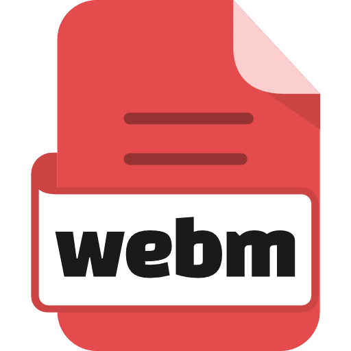 File Webm Color Red PNG Image