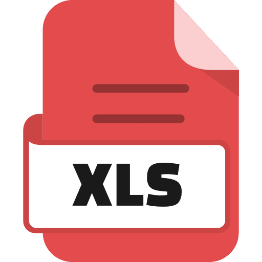 File Xls Color Red Icon