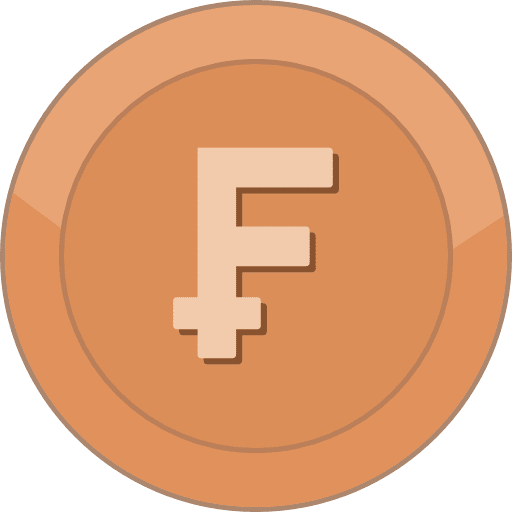 Bronze Coin Swiss Franc PNG Image