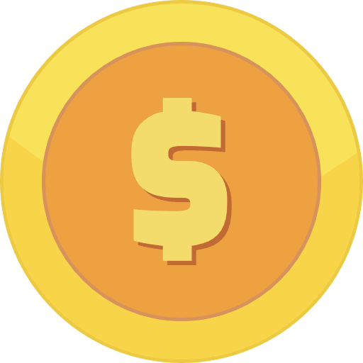 Gold Coin Dollar PNG Image