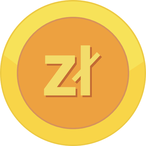 Gold Coin Poland Zloty PNG Image
