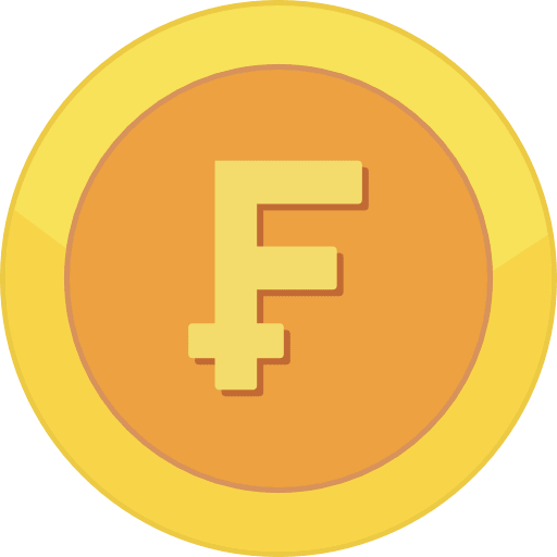 Gold Coin Swiss Franc PNG Image