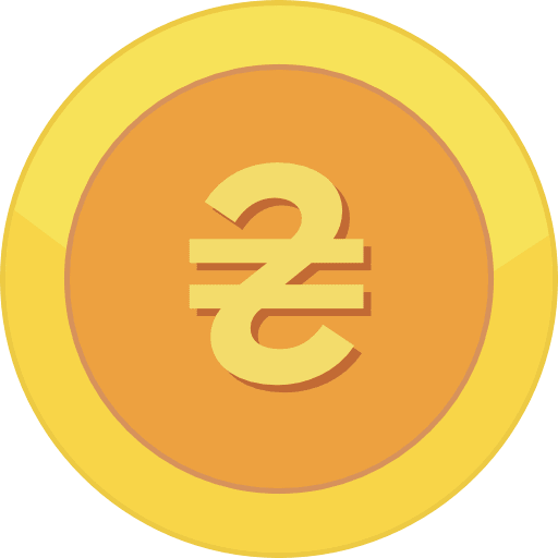 Gold Coin Ukraine Hryvnia PNG Image