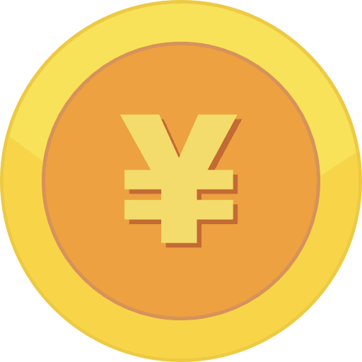 Gold Coin Yen PNG Image