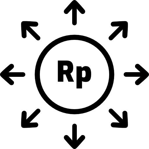 Indonesian Rupiah Investment Diversification Icon