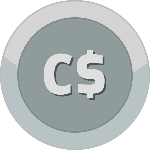 Silver Coin Canadian Dollar PNG Image