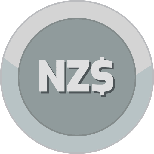 Silver Coin New Zealand Dollar PNG Image