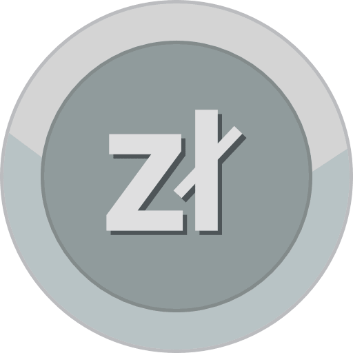 Silver Coin Poland Zloty PNG Image