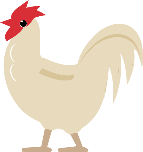 Rooster Color PNG Image