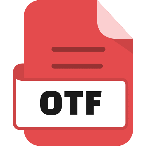 File Otf Color Red PNG Image