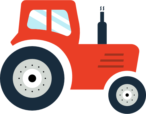 Tractor Color PNG Image
