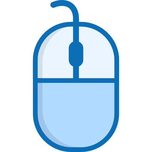 Wired Mouse Color PNG Image