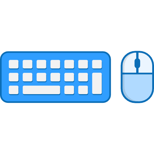 Wireless Keyboard Mouse Combo Color Icon