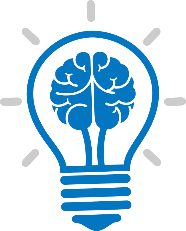 Light Brain Incandescent Bulb Cartoon Icon PNG Image