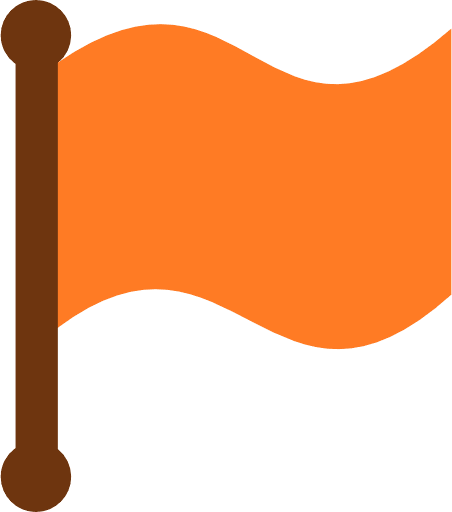 Flag Orange PNG Image