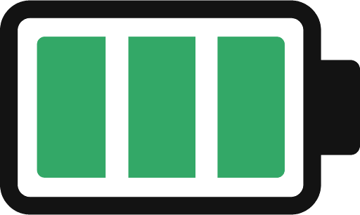 Battery Level Full PNG Image