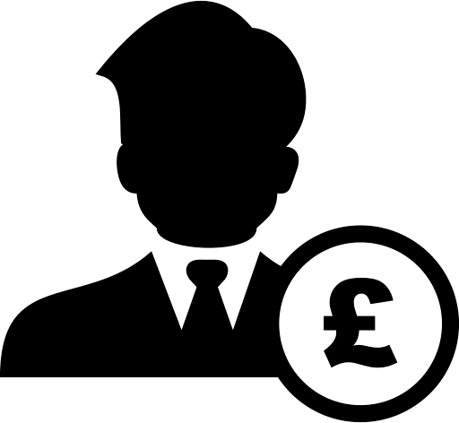 Business Man Investor Pound PNG Image