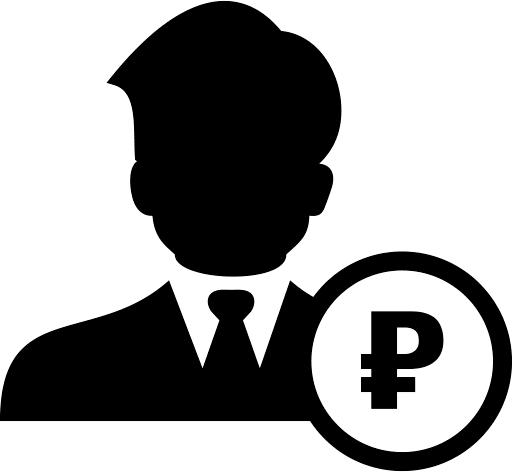 Business Man Investor Rouble PNG Image