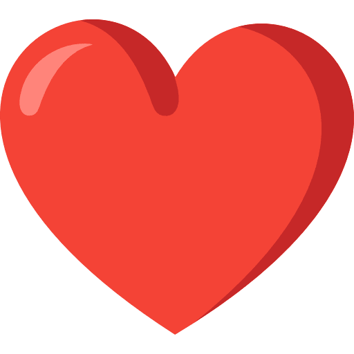 Heart Flat PNG Image