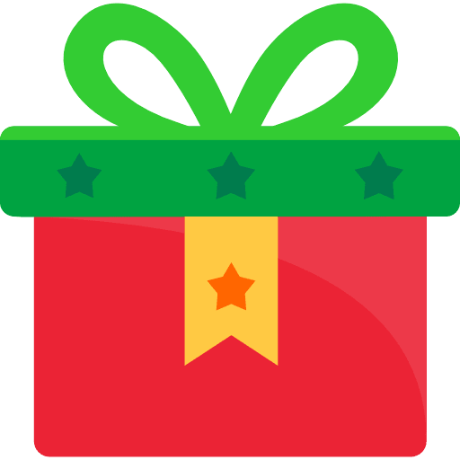 Gift Box Color Icon