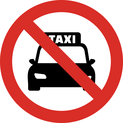 No Taxi PNG Image