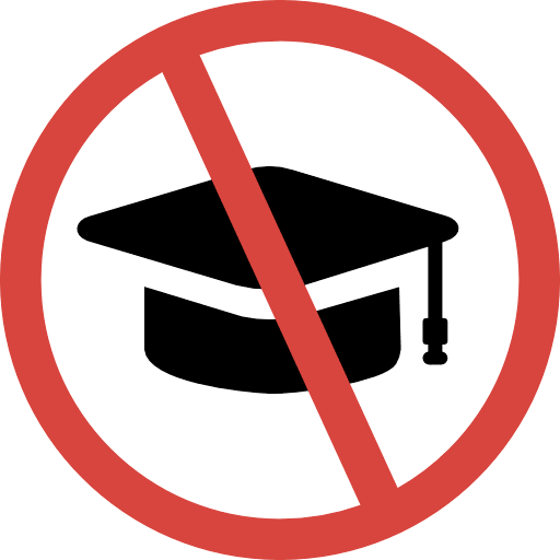 Uneducated Color PNG Image