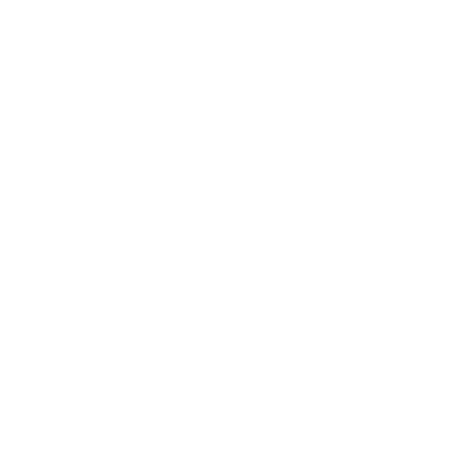 X Social Media White PNG Image