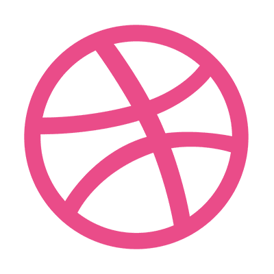 Dribbble Color Icon