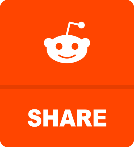 Share On Reddit Button PNG Image