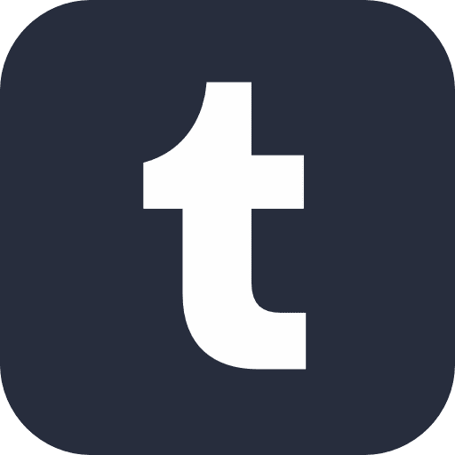 Tumblr Square Color Icon