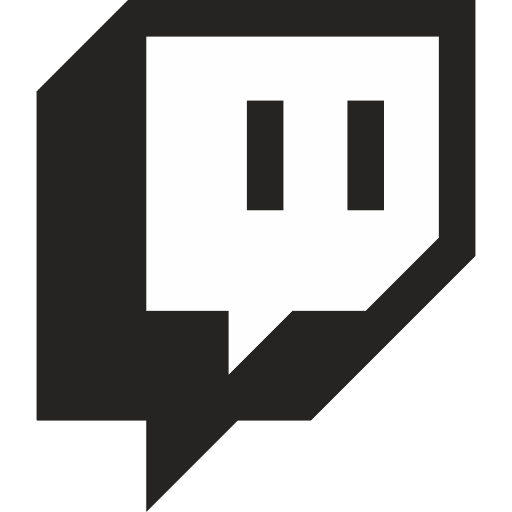 Twitch Black PNG Image