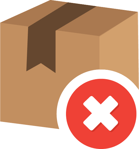 Product Package Cancelled PNG Image