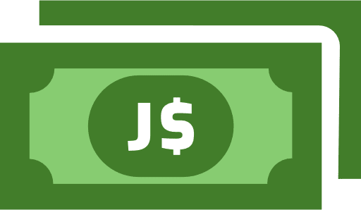 Jamaican Dollar Notes Color Icon