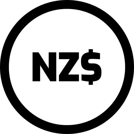 New Zealand Dollar Coin Line PNG Image