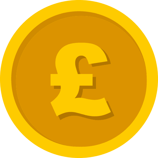Pound Coin Color PNG Image