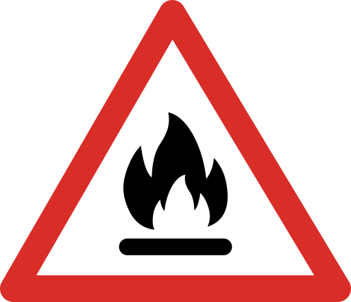 Flammable PNG Image
