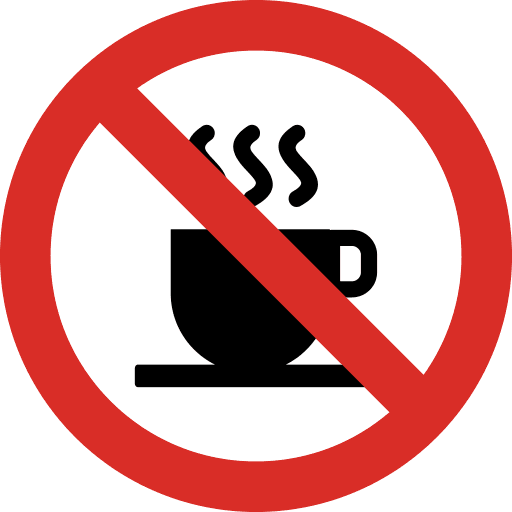 No Coffee Tea Icon