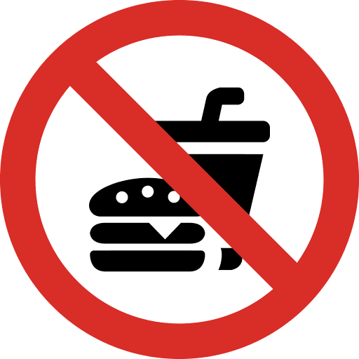 No Fast Food PNG Image