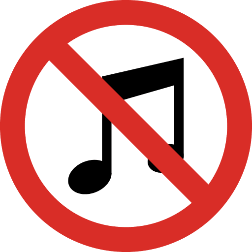 No Music PNG Image