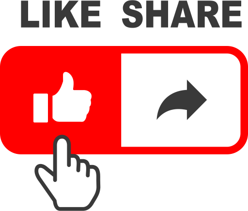 Like And Share PNG Image