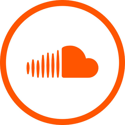 Soundcloud Round Line Color PNG Image
