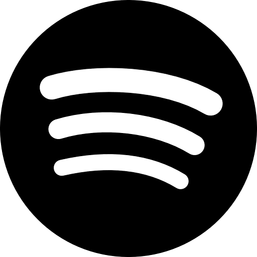 Spotify Round Black PNG Image