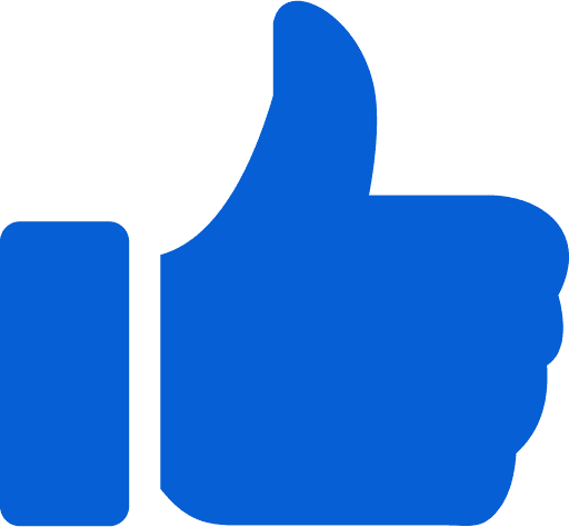 Blue Like Button Icon