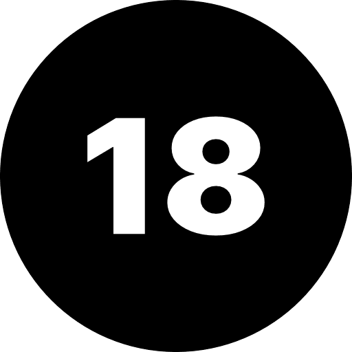 Eighteen Number Round PNG Image
