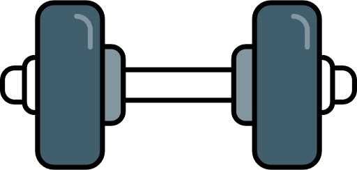 Dumbbell Color PNG Image